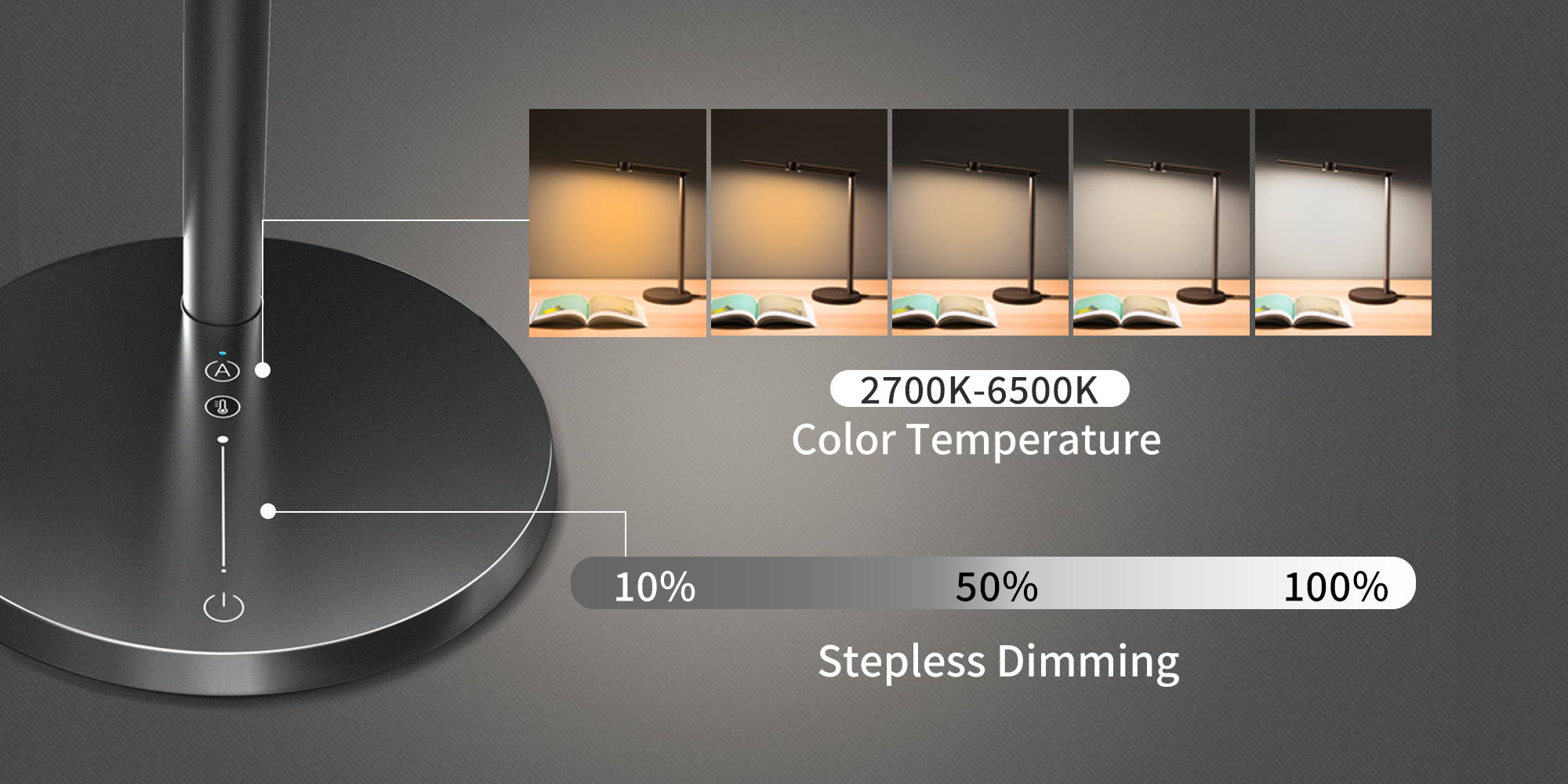 EZVALO EzTask Beam Pro Smart Desk Lamp